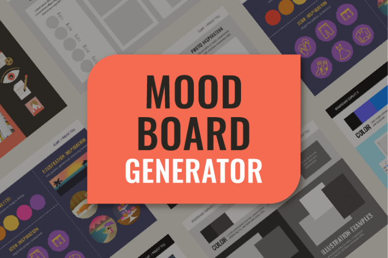 Infographic Mood Board Generator Package Queen of Infographics